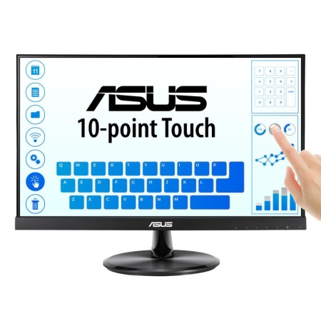 Monitor LED Asus VT229H 21.5 inch, Touch, Full HD, IPS, D-sub/HDMI/USB, Boxe, Negru - Img 5