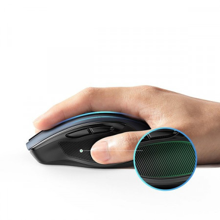 Mouse optic wireless Ugreen USB 2.4GHz / Bluetooth 5.0 4000 DPI negru (MU006) - Img 7