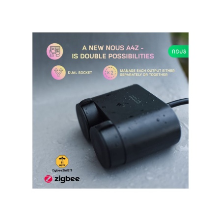 Nous A4Z smart Tuya Zigbee outdoor power strip - Img 2