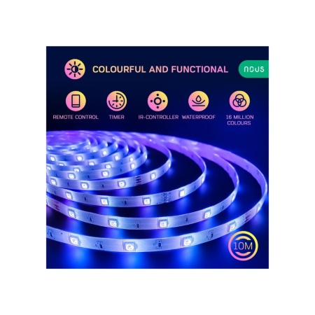 Nous F2 smart Tuya Wi-Fi RGB LED strip, 10 meters - Img 2