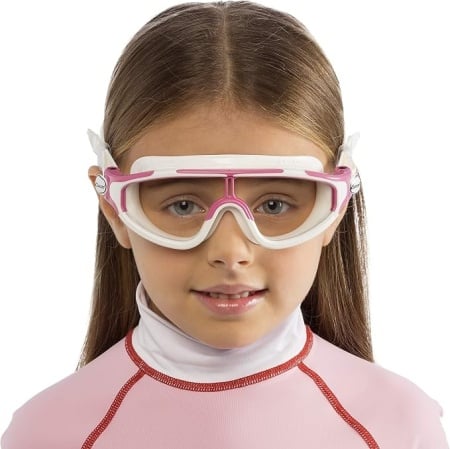Ochelari de Înot pentru Copii CRESSI Baloo, Protecție UV și Lentile Anti-Aburire din Policarbonat, Catarame Micrometrice, Include Cutie de Protecție, pentru Vârsta 3-6 Ani - Img 3