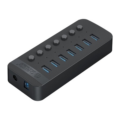 Orico CT2U3-7AB Hub 7x USB-A 3.0 cu comutatoare - Negru - Img 3