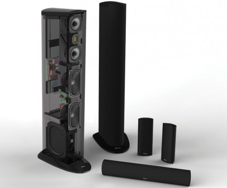 Pachet boxe 5.2 GOLDENEAR TritonCinema 2+ cu subwoofer incorporat