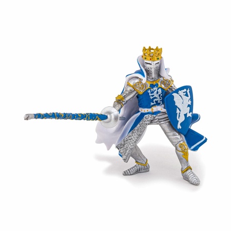 PAPO FIGURINA REGE CU BLAZON DRAGON albastru - Img 2