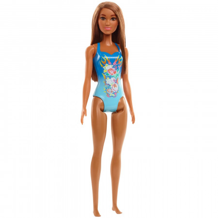PAPUSA BARBIE SATENA CU COSTUM DE BAIE ALBASTRU - Img 2