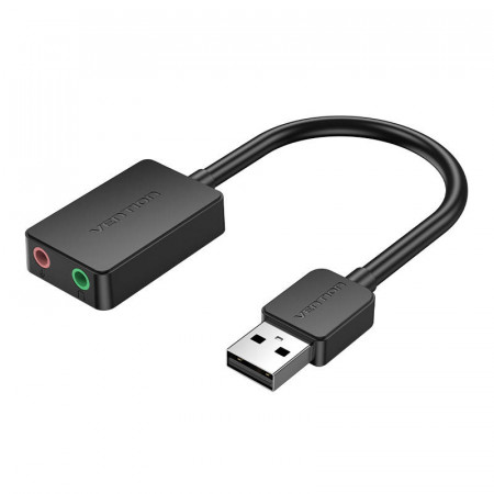 Placa de sunet externă USB 2.0 Vention CDYB0 2 porturi 0,15m