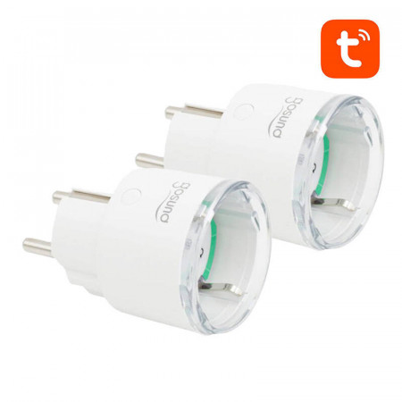 Priza WiFi inteligenta Gosund SP111 3680W 16A, pachet de 2 Tuya