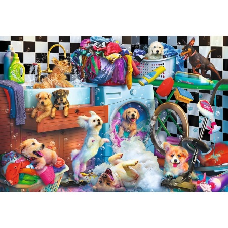 PUZZLE TREFL 1500 DOG MADNESS - Img 2