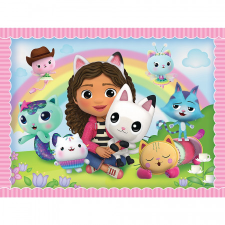 PUZZLE TREFL 2IN1 MEMO GABBYS DOLLHOUSE GABI SI PRIETENII EI - Img 2