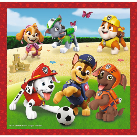 PUZZLE TREFL 3IN1 PATRULA CATELUSILOR CATELUSII FERICITI - Img 3