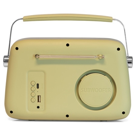 RADIO FM PORTABIL NOSTALGIA 15W CU FUNCTIE BLUETOOTH/AUX -OLIVE - Img 5