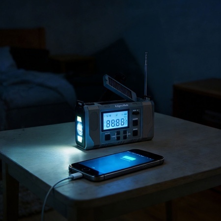 RADIO MULTIFUNCTIONAL SOLAR 10000MAH KRUGER&amp;MA - Img 4