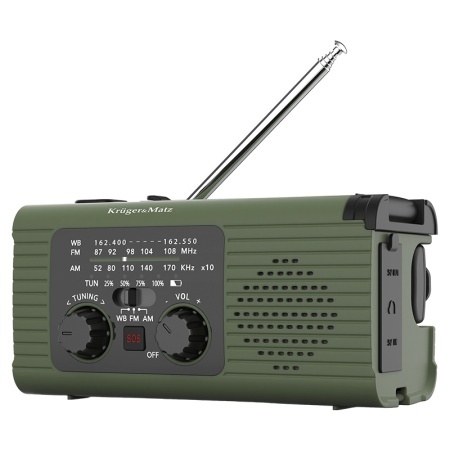 RADIO MULTIFUNCTIONAL SOLAR 5000MAH KRUGER&amp;MA - Img 6