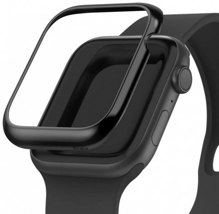 Rama ornamentala Ringke Bezel Styling pentru Apple Watch 44mm, Negru - Img 5