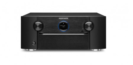 Receiver 9.2 Marantz SR7015, Ultra HD 8K, Dolby Atmos, DTS:X, Auro3D, eARC, IMAX Enhanced, HEOS, negru