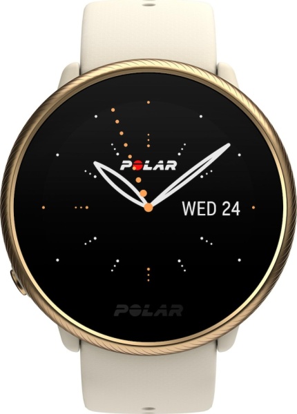 RESIGILAT - Smartwatch model Ignite 2, POLAR, Otel inoxidabil/Siliciu, 1.2'', 240x240 pixeli, Android/iOS, Bluetooth, GPS, Crem - Img 4