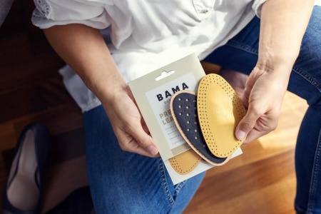 Semitalpici Premium din Piele Naturală Bama pentru Încălțăminte, Branțuri Antiderapante cu Cărbune Activ și Strat Amortizant din Latex, 1 Pereche – Mărimea EUR 40/41 - Img 2