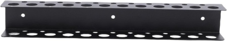 Set 2 Suporturi Metalice de Perete pentru Scule și Unelte Klanata, 23 Orificii de Organizare, Construcție din Oțel Rezistent, Accesorii de Montaj Incluse, 33 x 6 x 5 cm - Img 7