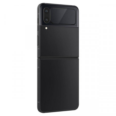 Set 2 x folie protectie ecran secundar + aplicator Spigen GLASS FC "EZ FIT" + HINGE FILM 2-PACK GALAXY WITH FLIP 4 BLACK - Img 8