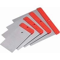 Set 4 Șpacluri Japoneze CONNEX din Metal (Dimensiuni 12x5 cm, 8 cm, 10 cm și 12 cm), Set Profesional pentru Gletuire și Lucrări de Finisaj - Img 3