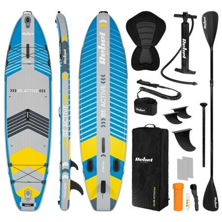 SET PLACA GONFLABILA STAND UP PADDLE SUP PRO REBEL ACTI - Img 2
