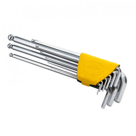 Seturi de chei hexagonale 1,5-10 mm Deli Tools EDL3080 (argintiu) - Img 2