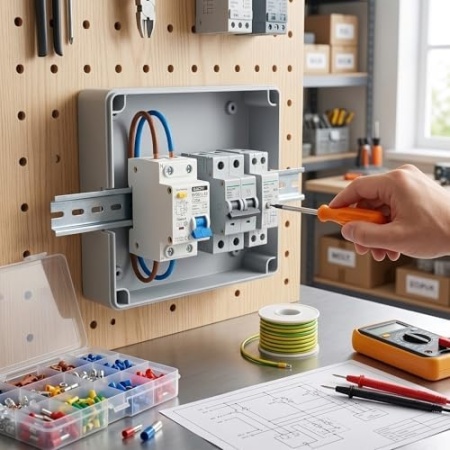 Siguranta automata diferentiala RCBO 20A Tip A, 30mA, 230V, BYDB1L-63, montaj pe sina DIN, protectie la suprasarcina si scurtcircuit, carcasa ignifuga PA66 - Img 7