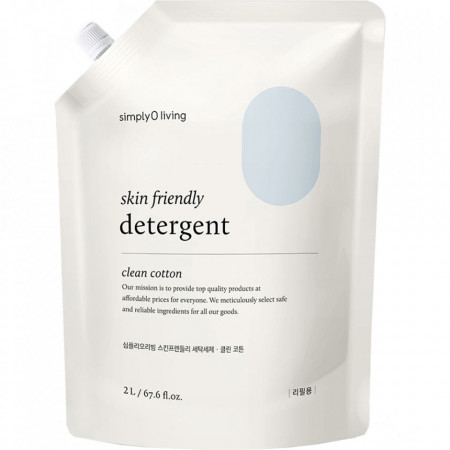 SIMPLYO Skin Friendly Detergent de rufe Clean Cotton Refill 2000 ml