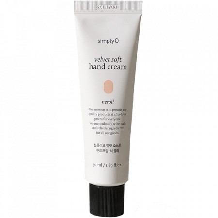 SIMPLYO Velvet Soft Crema de maini Neroli 50 ml