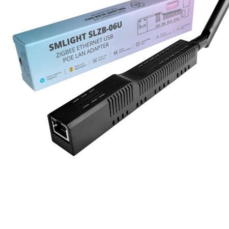 SMLIGHT SLZB-06U – Adaptor Zigbee, Ethernet, PoE, USB, Wi-Fi (CC2652P) - Img 2