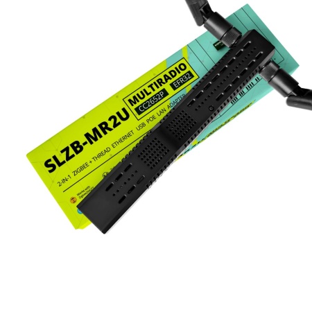 SMLIGHT SLZB-MR2U – Zigbee, Matter over Thread, Ethernet, PoE, USB, Wi-Fi adapter, black (CC2652P + EFR32MG21) - Img 2