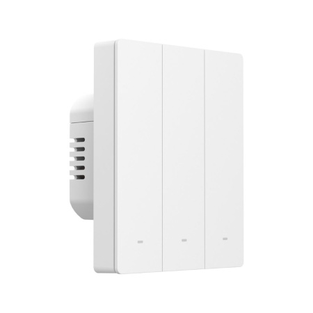 SONOFF SwitchMan M5 Zigbee smart wall switch, 3-gang, modular version, white (ZBM5-3C-80W) - Img 3