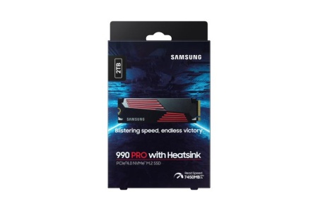 SSD Samsung MZ-V9P2T0CW, 990 PRO HEATSINK - 2TB - NVMe - M.2 - Img 10