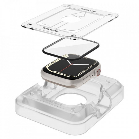 STICLA HIBRID SPIGEN PROFLEX "EZ FIT" PACK DE 2 APPLE WATCH 7 (41 MM) - Img 8
