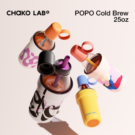 Sticla POPO Cold Brew White Emotion 750ml Chako Lab - Img 5
