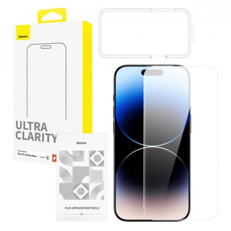Sticla securizata pentru iPhone 14 Pro Max Baseus OS Diamond Series HD (transparenta)