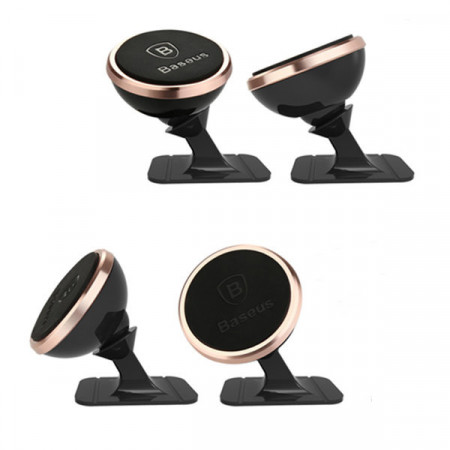 Suport auto magnetic pentru cockpit Baseus 360º (Overseas Edition) - argintiu - Img 5