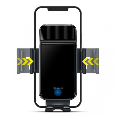 Suport electric smartphone pentru bicicleta Baseus cu panou solar integrat 150 mAh negru (SUZG010001) - Img 3