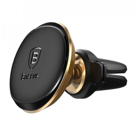 Suport magnetic pentru gratar auto Baseus Magnetic Air Vent (auriu) - Img 2