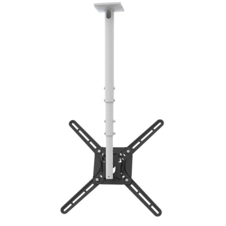 Suport telescopic TV Plat/ Curbat Barkan 3500.W, reglabil, 29&quot;-65&quot;, 40 Kg, Alb - Img 6