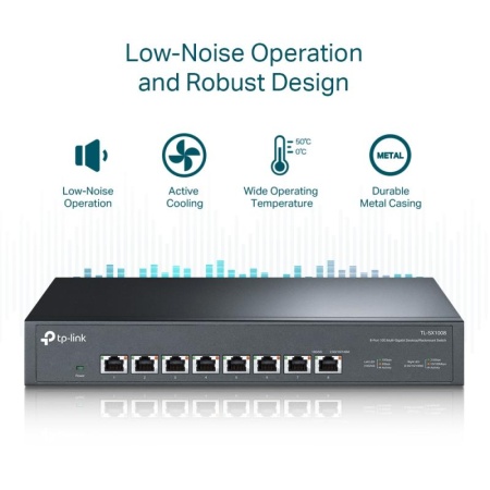 Switch TP-Link TL-SX1008, 8 porturi - Img 9