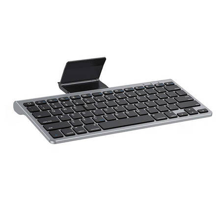 Tastatura wireless pentru iPad Omoton KB088 cu suport pentru tableta (argintiu)