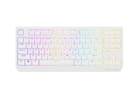Tastatura WS Genesis Thor 230 TKL R alb - Img 8