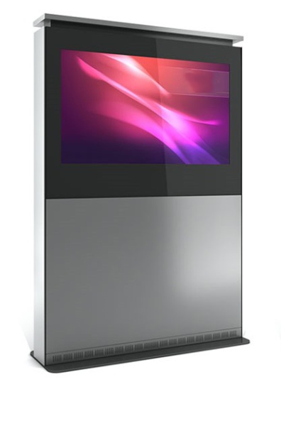 Totem de interior ZL, ZLH50N-SBB, pentru display 50&#039;&#039;, sticla frontala securizata - Img 2