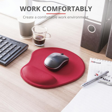Trust BigFoot Mouse Pad - red - Img 2
