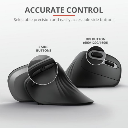 Trust Verro Ergonomic Wireless Mouse - Img 3