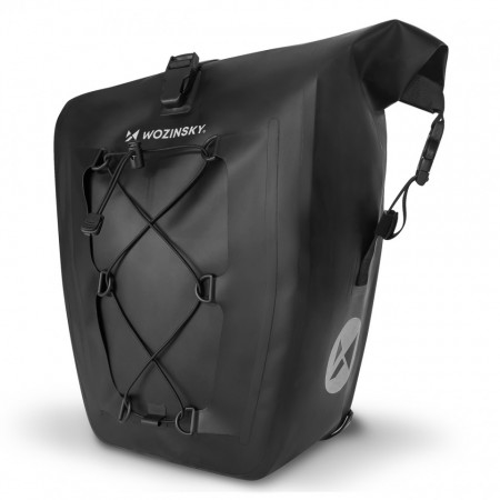 Wozinsky geanta de bicicleta impermeabila portbagaj 25l 2 în 1 negru (WBB24BK) - Img 8
