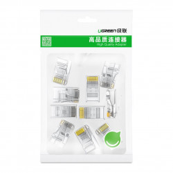10 Mufe RJ45 Ugreen 8P8C Cat 6 transparent (50961) - Img 2