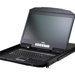 8P USB HDMI Single Rail LCD KVM IP SW