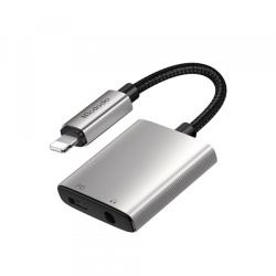 Adaptor Audio Lightning - Lightning / 3.5mm McDodo CA-5540 Wales, Gri